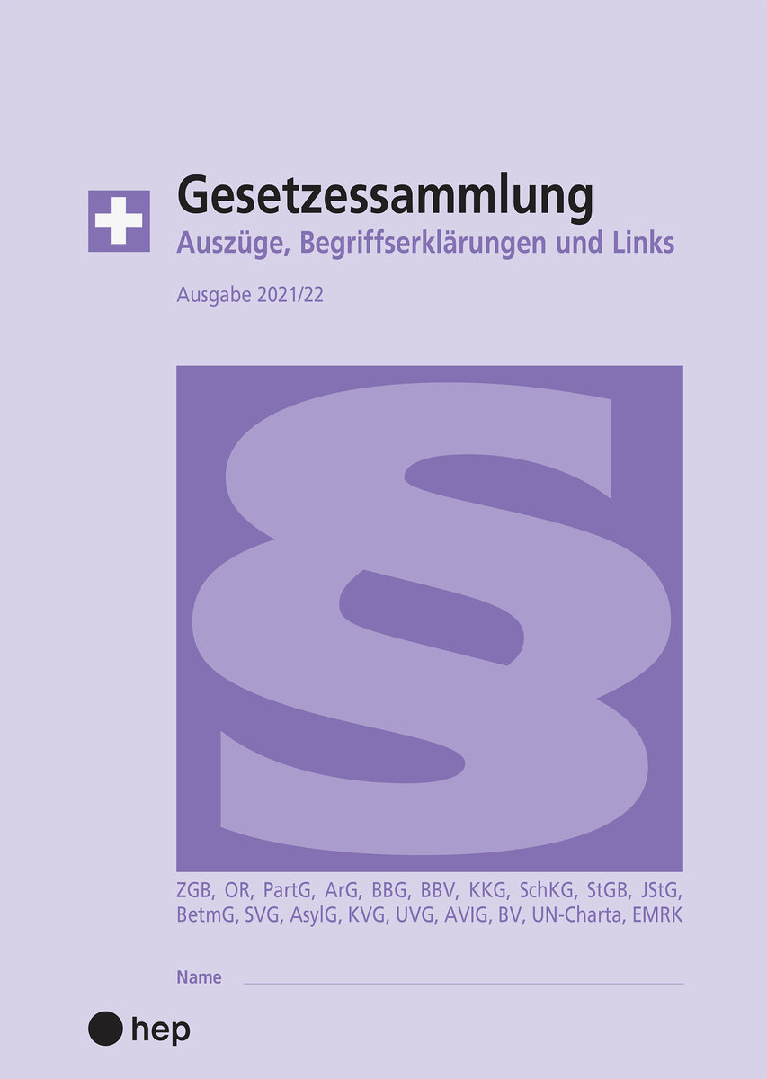 Gesetzessammlung 2021/2022 (Ausgabe A4)