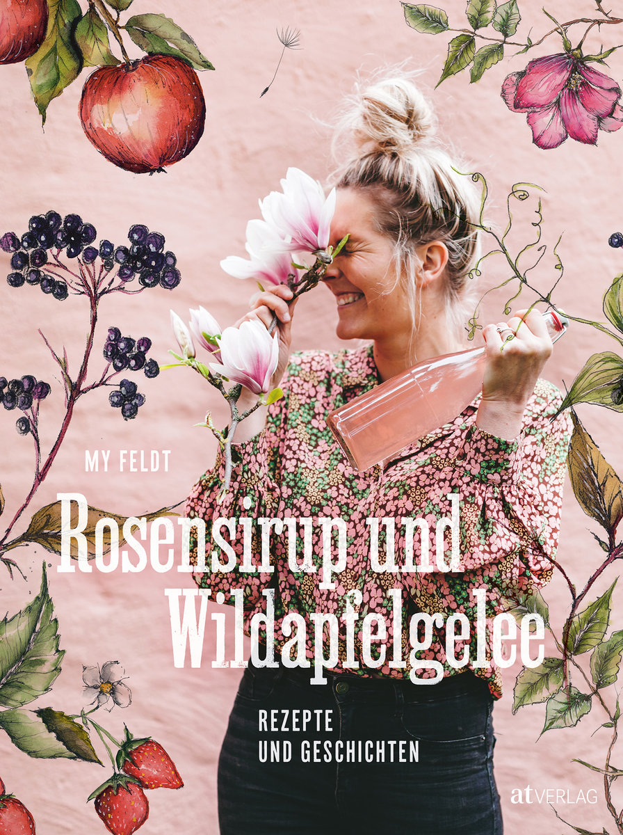 Rosensirup und Wildapfelgelee