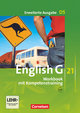 English G 21, Erweiterte Ausgabe D, Band 5: 9. Schuljahr, Workbook mit Audios online, Mit Wörterverzeichnis zum Wortschatz der Bände 1-5