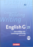 English G 21, Ausgabe A, Band 3: 7. Schuljahr, Vorschläge zur Leistungsmessung, Kopiervorlagen mit CD, Inhaltlich identisch mit 978-3-06-032059-2