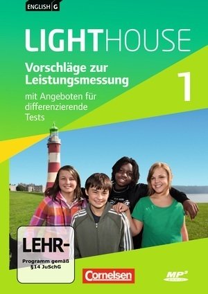 English G Lighthouse, Allgemeine Ausgabe, Band 1: 5. Schuljahr, Vorschläge zur Leistungsmessung, Mit Angeboten für differenzierende Tests, CD-Extra, Audio-Dateien auch als MP3