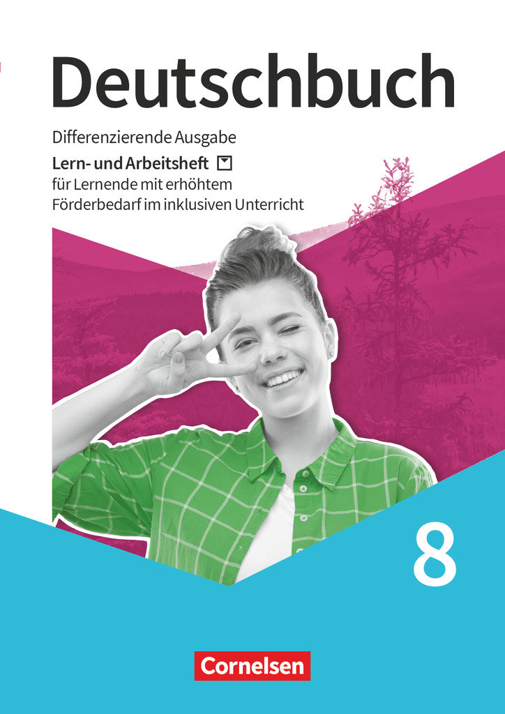 Deutschbuch, Sprach- und Lesebuch, Differenzierende Ausgabe 2020, 8. Schuljahr, Lern- und Arbeitsheft für Lernende, Mit erhöhtem Förderbedarf im inklusiven Unterricht