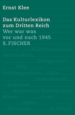 Das Kulturlexikon zum Dritten Reich