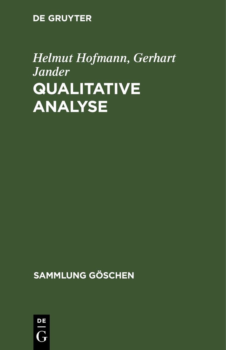 Qualitative Analyse