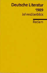 Deutsche Literatur 1989