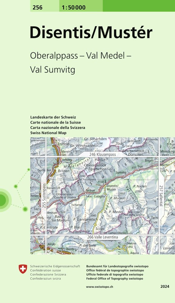 Disentis / Mustér. 1:50'000