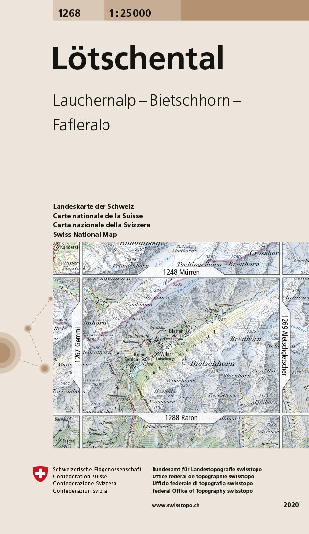 Lötschental. 1:25'000