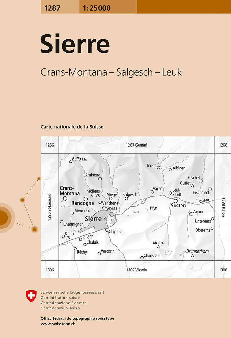 Sierre. 1:25'000