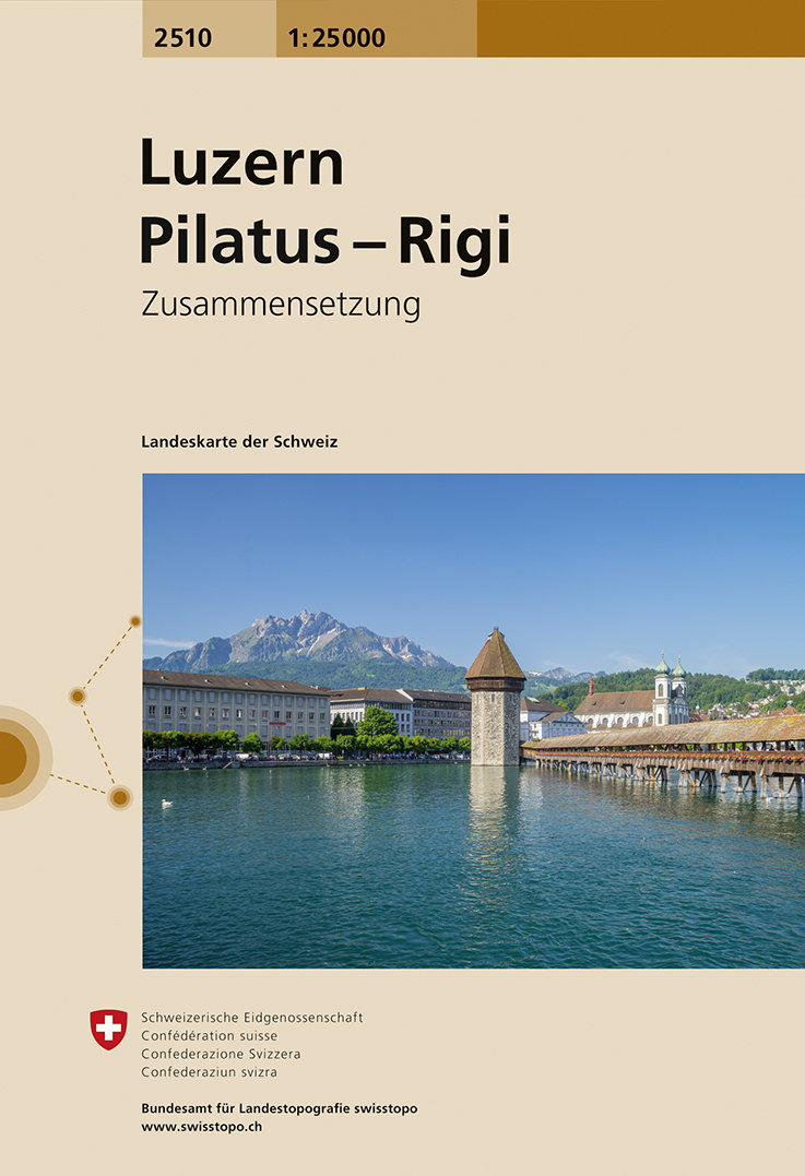 Luzern - Pilatus - Rigi. 1:25'000