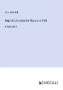 English Literature for Boys and Girls