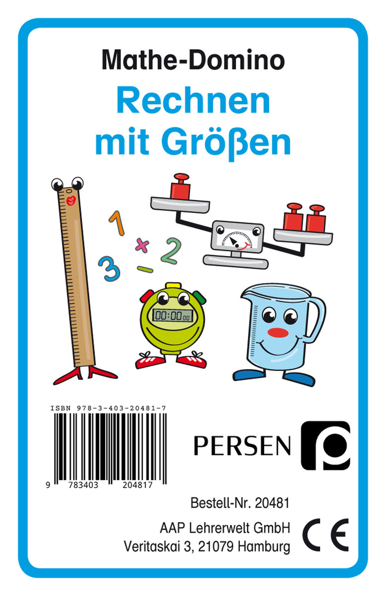 Mathe-Domino: Rechnen mit Größen