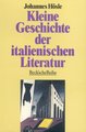 Kleine Geschichte der italienischen Literatur