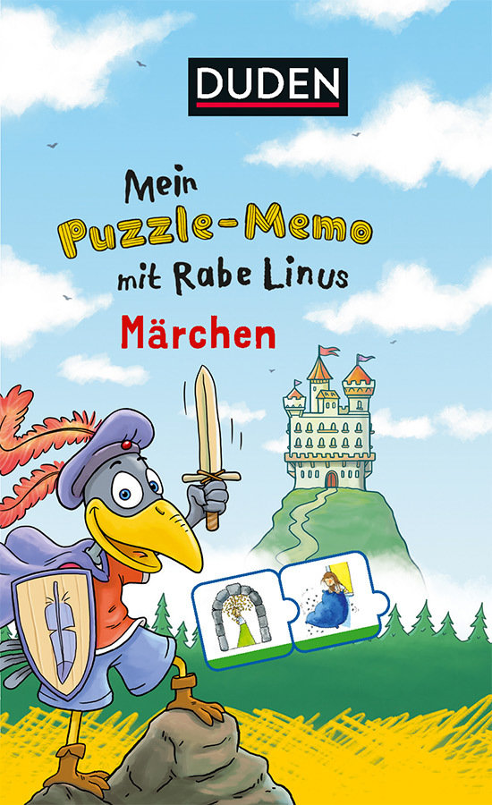 Mein Puzzlememo mit Rabe Linus - Märchen