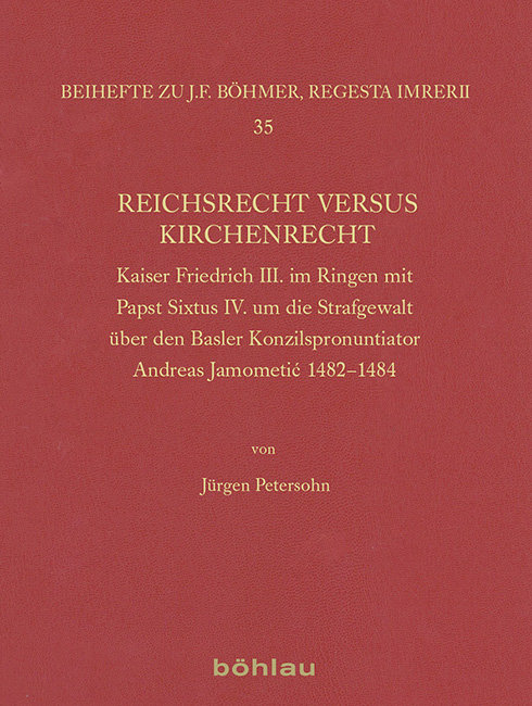 Reichsrecht versus Kirchenrecht