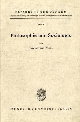 Philosophie und Soziologie.