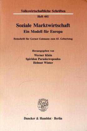 Soziale Marktwirtschaft