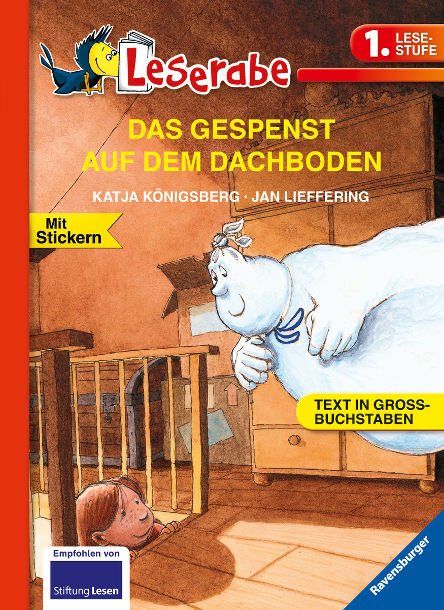 DAS GESPENST AUF DEM DACHBODEN - Leserabe 1. Klasse - Erstlesebuch für Kinder ab 6 Jahren