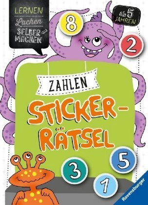 Zahlen-Sticker-Rätsel ab 5 Jahren