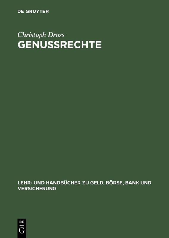 Genussrechte