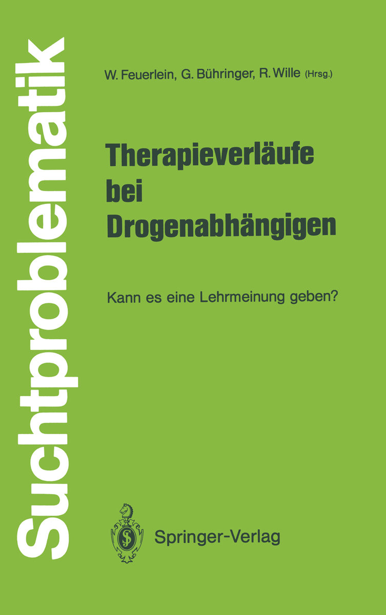 Therapieverläufe bei Drogenabhängigen