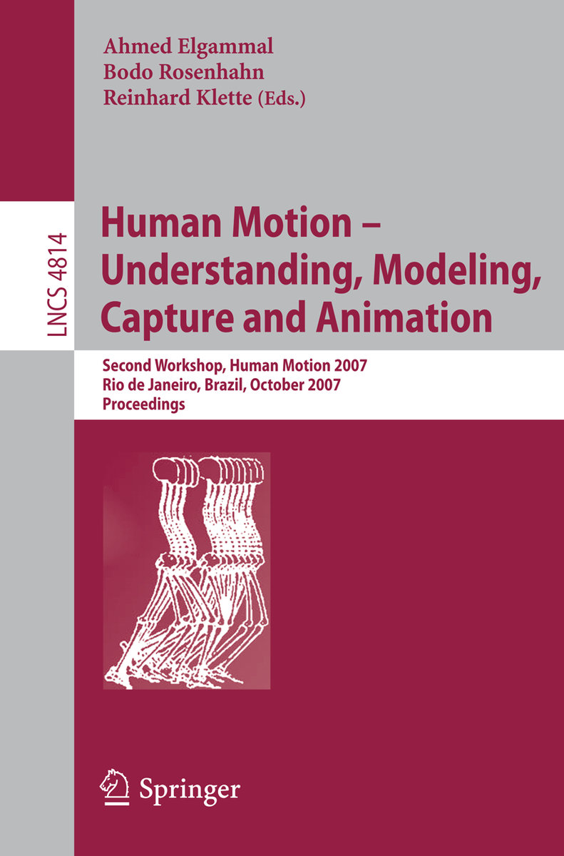 Human Motion - Understanding, Modeling, Capture and Animation