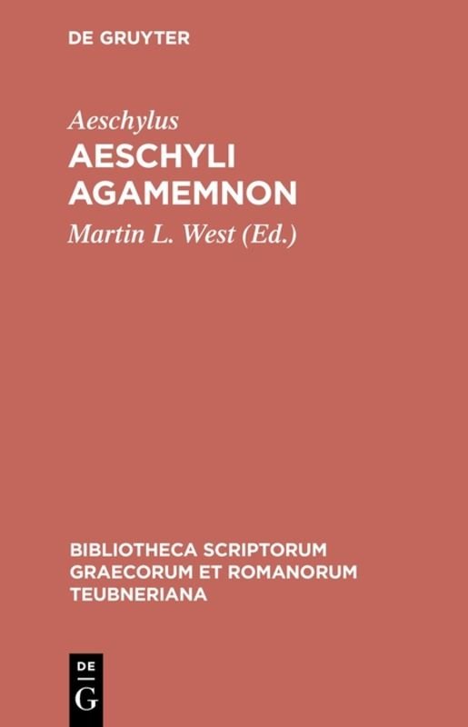 Aeschyli Agamemnon