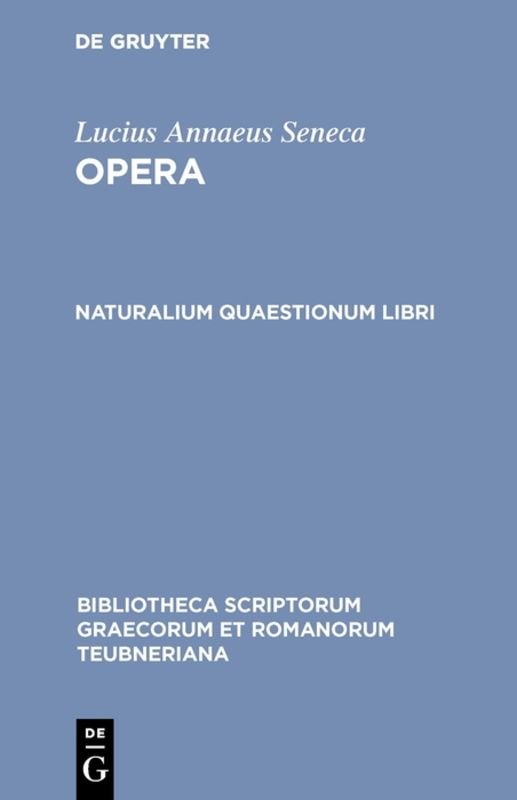 Naturalium quaestionum libri