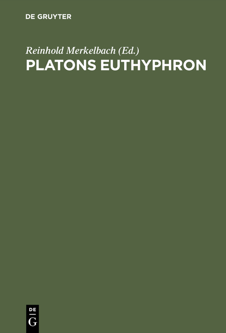 Platons Euthyphron