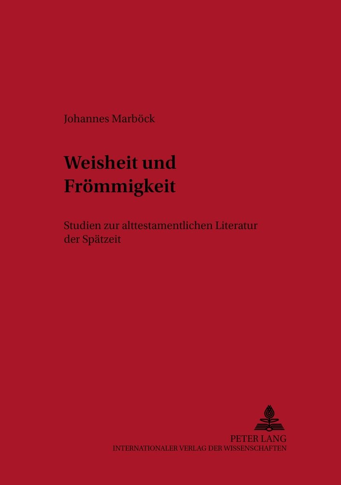 Weisheit und Frömmigkeit