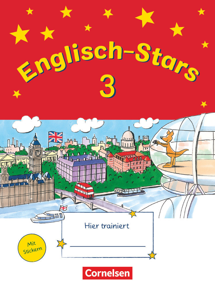 Englisch-Stars, Allgemeine Ausgabe, 3. Schuljahr, Übungsheft, Mit Lösungen