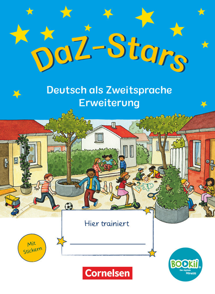 DaZ-Stars, BOOKii-Ausgabe, Deutsch als Zweitsprache - Erweiterung, Übungsheft, Mit Lösungen