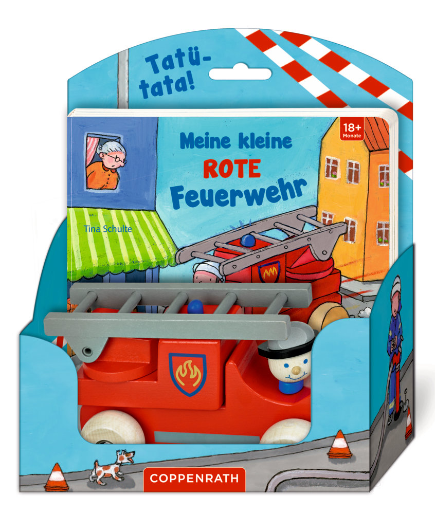 Meine kleine rote Feuerwehr / mit Spielauto