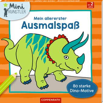 Mein allererster Ausmalspass / 80 starke Dino Motive