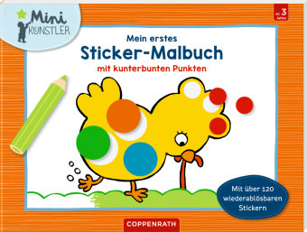 Mein erstes Sticker-Malbuch mit kunterbunten Punkten