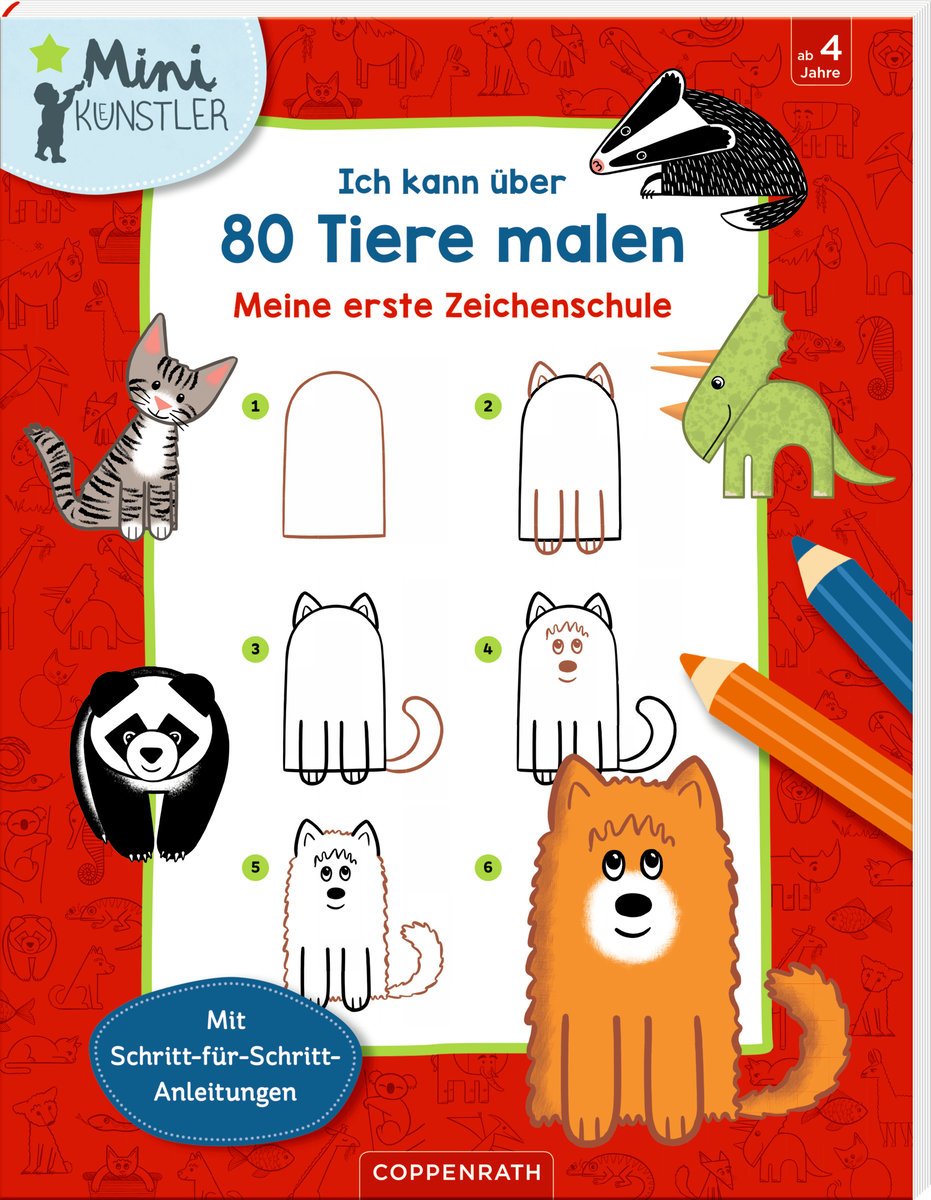 Ich kann über 80 Tiere malen