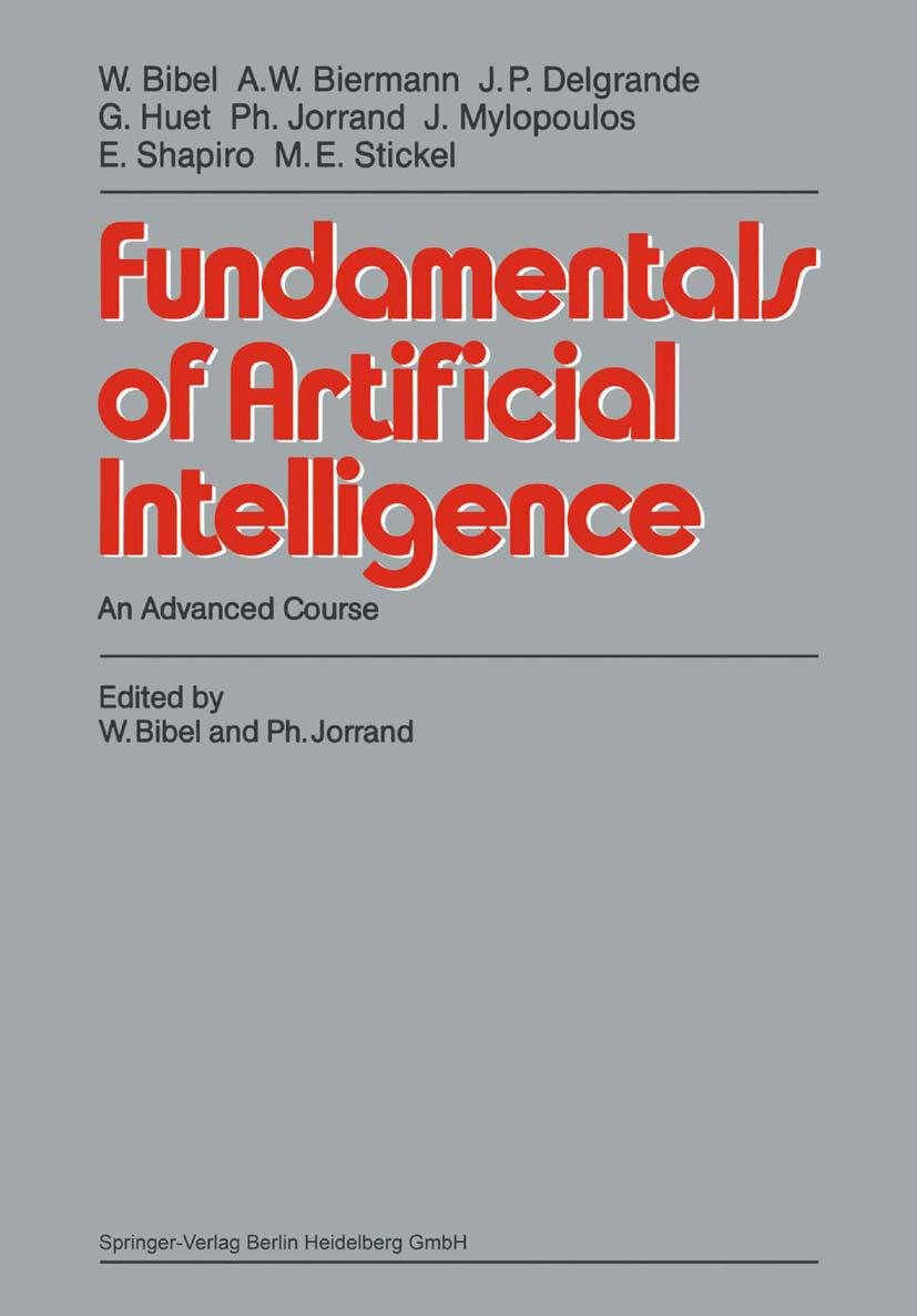 Fundamentals of Artificial Intelligence