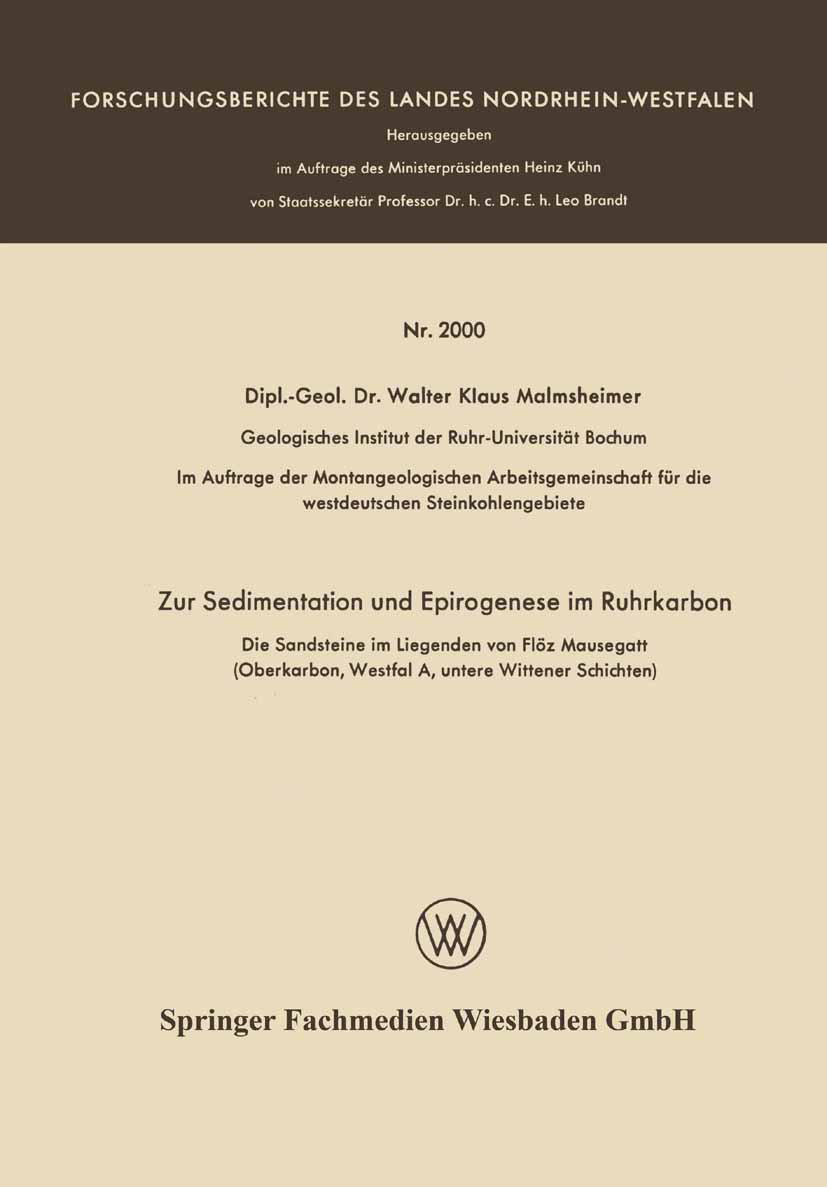 Zur Sedimentation und Epirogenese im Ruhrkarbon