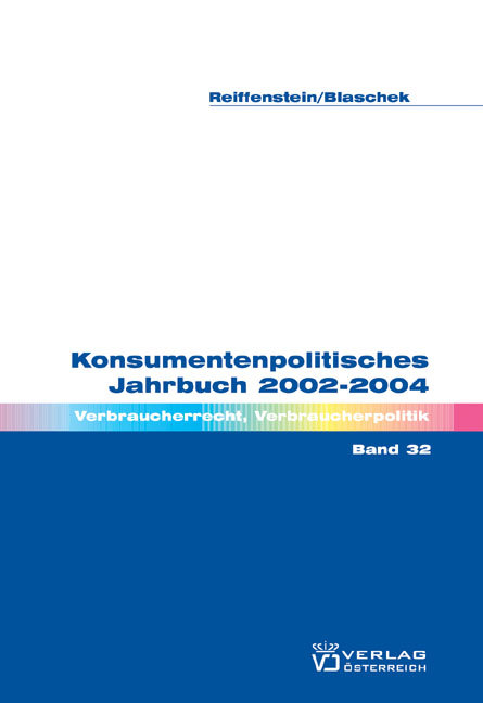 Konsumentenpolitisches Jahrbuch