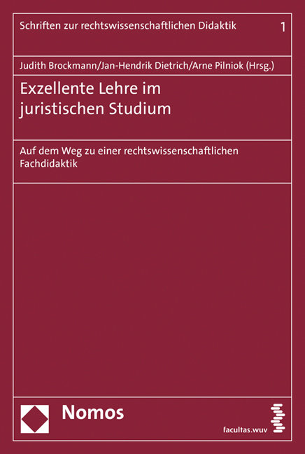 Exzellente Lehre im juristischen Studium