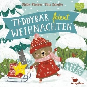 Teddybär feiert Weihnachten