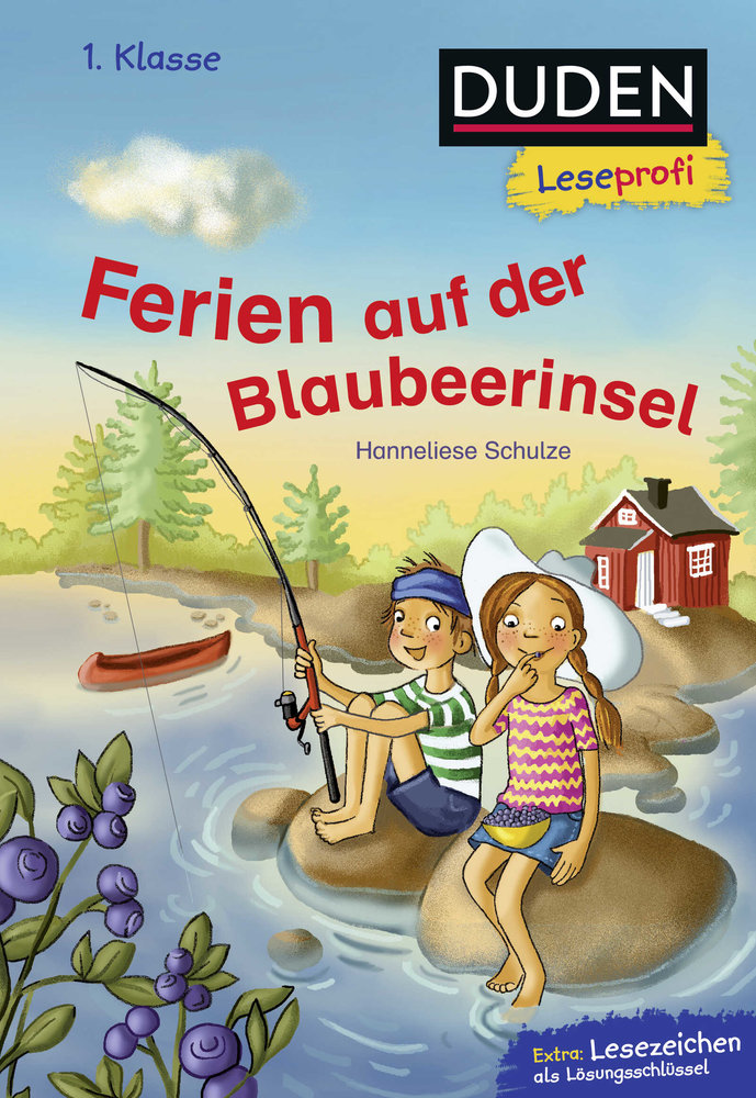 Duden Leseprofi - Ferien auf der Blaubeerinsel, 1. Klasse