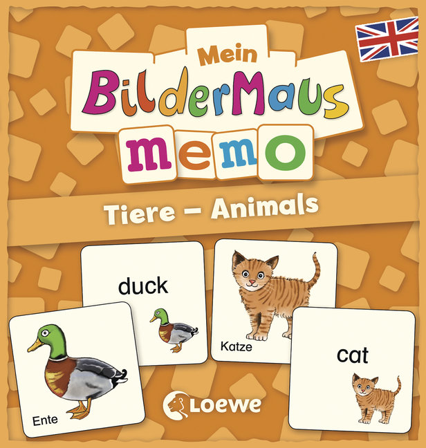 Mein Bildermaus-Memo - Englisch - Tiere - Animals (Kinderspiel)