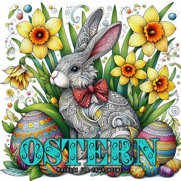 Easter Coloring Book for Adults