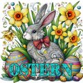 Easter Coloring Book for Adults