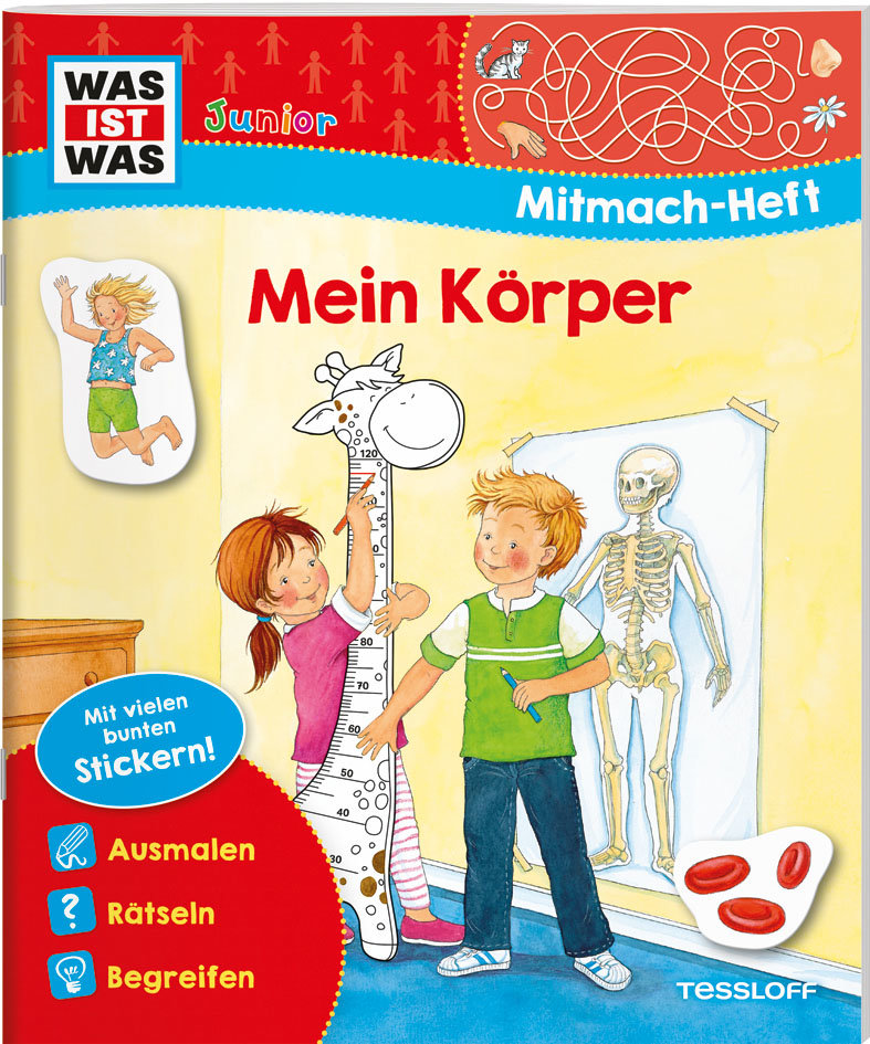 WAS IST WAS Junior Mitmach-Heft Mein Körper