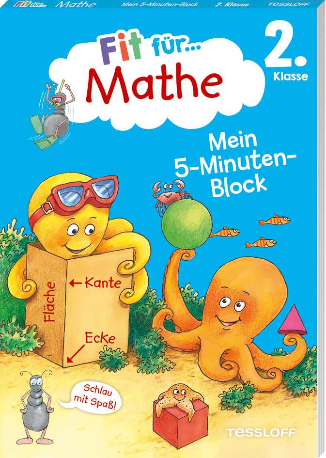 Fit für Mathe 2. Klasse. Mein 5-Minuten-Block