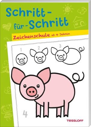 Schritt-für-Schritt. Zeichenschule ab 4 Jahren