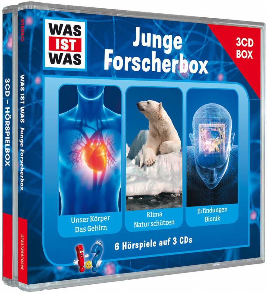 WAS IST WAS 3-CD-Hörspielbox. Junge Forscherbox