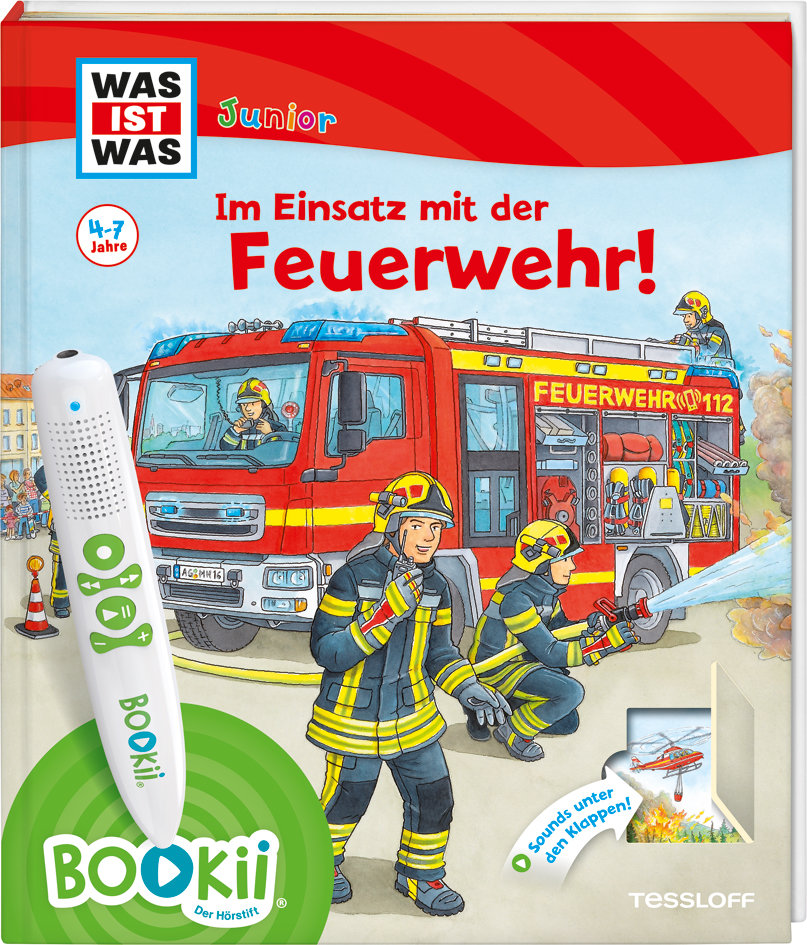 BOOKii® WAS IST WAS Junior Im Einsatz mit der Feuerwehr!