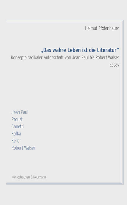 'Das wahre Leben ist die Literatur'